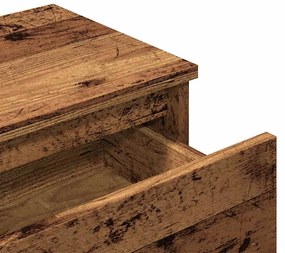 Mesa de cabeceira 40x30x39 cm derivados madeira madeira velha