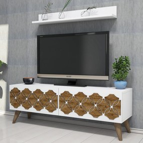 Unidade de TV Nisan – Branco – 120x40x31,8 cm