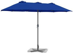 Guarda-sol de Jardim Azul 380 x 196 x 235 cm