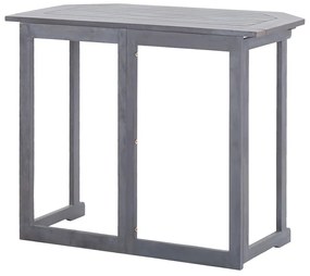 Mesa de varanda dobrável 90x50x74 cm madeira de acácia maciça