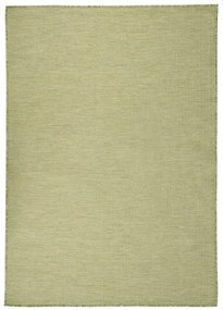 Tapete de tecido plano para exterior 140x200 cm verde