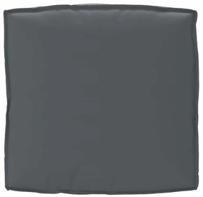 Almofada de Palete para Assento Antracite 80x80x12 cm em Tecido Oxford