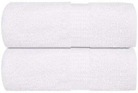 Toalhas de mãos 2 pcs 30x30 cm 360 g/m2 100% algodão branco