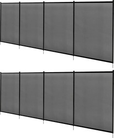 Conjunto de 2 Barreiras de Segurança para Piscina da Teslin Dimensões por barreira: 360 x 125 cm – Proteção para Varandas, Barreira Ocultante, Proteçã