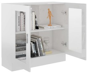 Vitrine Real de 80cm - Branco Brilhante - Design Moderno