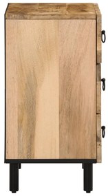Mesa de cabeceira 50x33x60 cm madeira de mangueira maciça