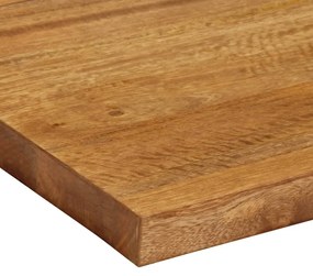 Tampo de mesa retangular 120x60x2,5 cm mangueira maciça