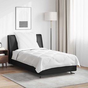 vidaXL Edredom para Todas as Estações 2 pcs Branco Microfibra