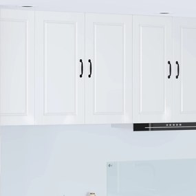 vidaXL Armário de Cozinha com porta Branco Brilhante 80 x 31 x 80 cm