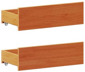 Cama com estante sem colchão 160x200 cm pinho maciço