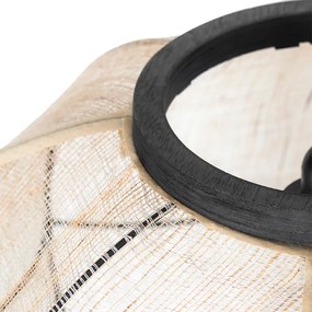 Candeeiro de suspensão oriental castanho 48 cm - Rob