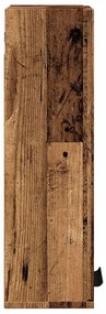 Armário de parede casa de banho 32x20x67 cm madeira velha