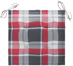 3 pcs conj. jantar dobrável exterior c/ almofadão teca maciça