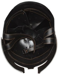 Capacete de soldado grego réplica LARP aço prateado
