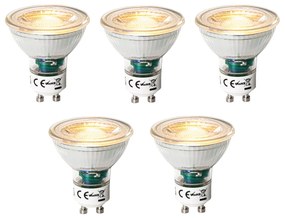 Conjunto de 5 Lâmpadas LED GU10 Reguláveis em 3 Níveis 6W 460 lm 2000 - 6000K