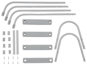 Escada para piscinas com 2 degraus Flowclear 84 cm