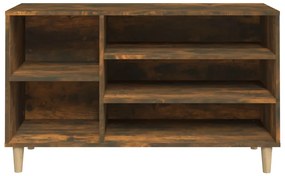 Sapateira 102x36x60 cm derivados de madeira carvalho fumado