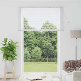 vidaXL Persiana de Janela com cortinas Outros Manual Branco 140 x 220 cm Alumínio