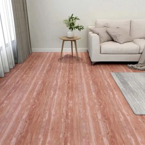 324671 vidaXL Tábuas de soalho autoadesivas 55 pcs 5,11 m² PVC vermelho