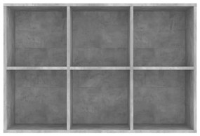 Estante/aparador 66x30x98 cm contraplacado cinzento cimento