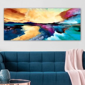 Pintura Decorativa em Tela YTY1027048810_50120 – Multicolor – 50 x 120