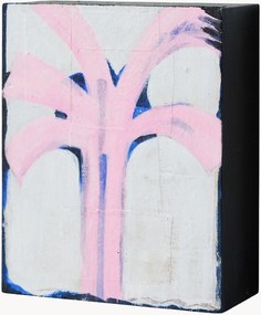 Quadro de parede pintado à mão Palmlines