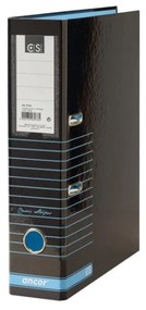Pasta Arquivo Ancor Lombada Larga Classico Azul Riscas 8001 Classic Stripes