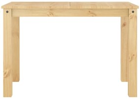 Mesa de jantar Panama 117x60x75 cm madeira de pinho maciça