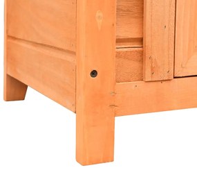 Casa para gatos pinho e abeto maciços 50x46x43,5 cm