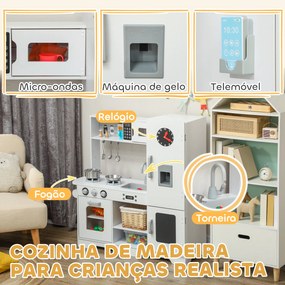 AIYAPLAY Cozinha de Madeira para Crianças acima de 3 Anos Cozinha Infa