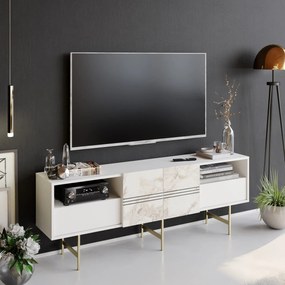 Móvel TV Derin – Branco – 180x64,7x37,1 cm