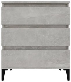 Aparador 60x35x70 cm derivados de madeira cinzento cimento