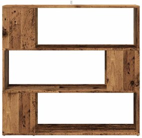 Armário/divisória de quarto madeira velha 100x24x94 cm