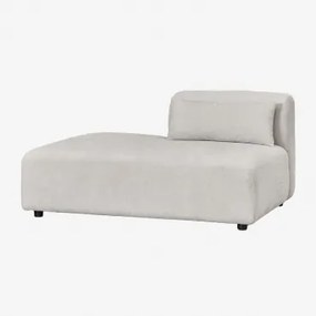 Módulo Divã Esquerdo Para Sofá Modular Fogler Tecido Cinza Claro - Sklum