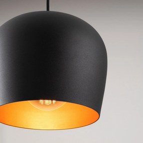 Candeeiro de Teto Berceste – Preto – 74 cm de Diâmetro, 110 cm de Altu