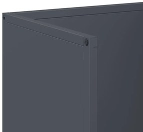 Suporte para lenha 40x30x80 cm aço laminado a frio antracite