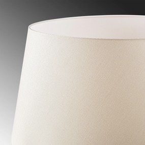 Candeeiro de Pé Tripod – Preto e Creme – 65 x 65 cm