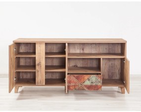 Móvel TV Marina – Pinho Atlântico – 160 cm x 65 cm x 45 cm