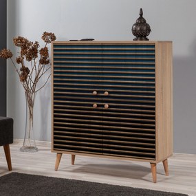 Armário Multiusos Multilux – Carvalho Sonoma – 95x111x36 cm