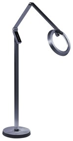 Candeeiro de pé LED cinzento escuro 170 cm CARINA Beliani