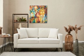 Sofá de 2 Lugares Berlin – Creme – 180x83x91 cm