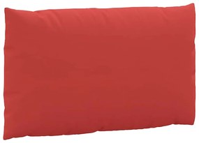 Almofadões p/ móveis de paletes 3 pcs tecido oxford vermelho