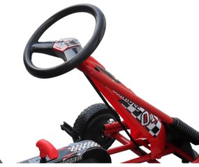 Kart com pedal vermelho