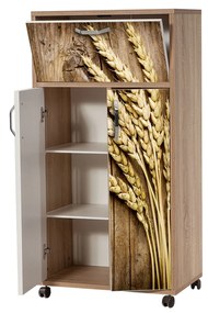 Armário Multiuso Kiler – Carvalho Sonoma – 60x116x36 cm