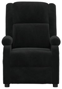 Poltrona de massagens veludo preto