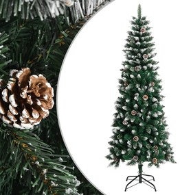 Árvore de Natal artificial com suporte 240 cm PVC verde