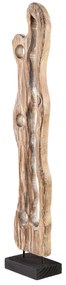 Escultura decorativa de madeira CHICANNA Beliani
