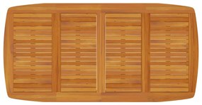 Mesa de jardim 200x100x75 cm madeira de acácia maciça