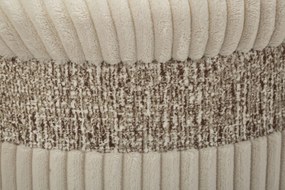 PUFE COM ARMAZENAMENTO 3 PEÇAS Ø 40,5x49,5-35x42-31x38 CM CREME