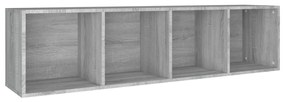 Estante/Móvel de TV 36x30x143 cm madeira proc. sonoma cinza